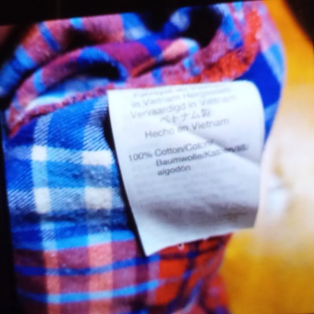 J. Crew Ruffle Flannel Top. - Picture 4 of 5
